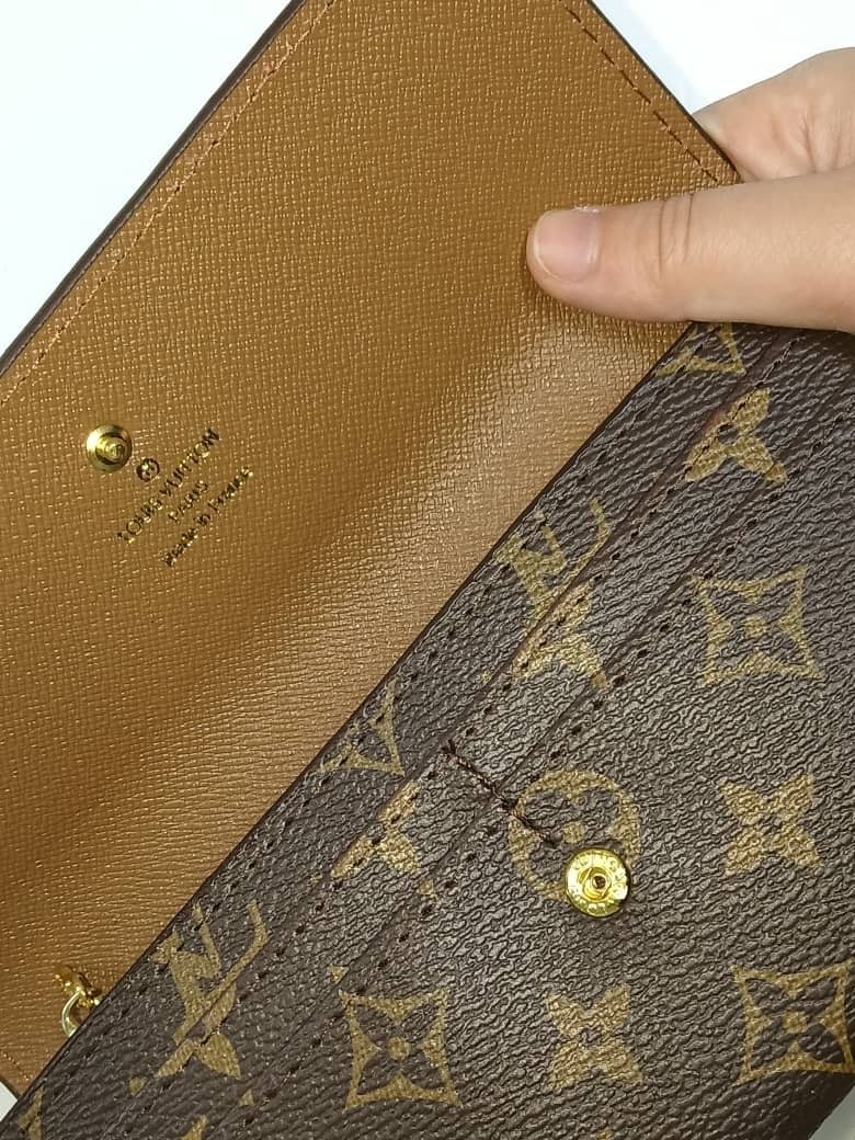 Louis Vuitton LV Long Wallet Portefeuille Sarah Brown Monogram