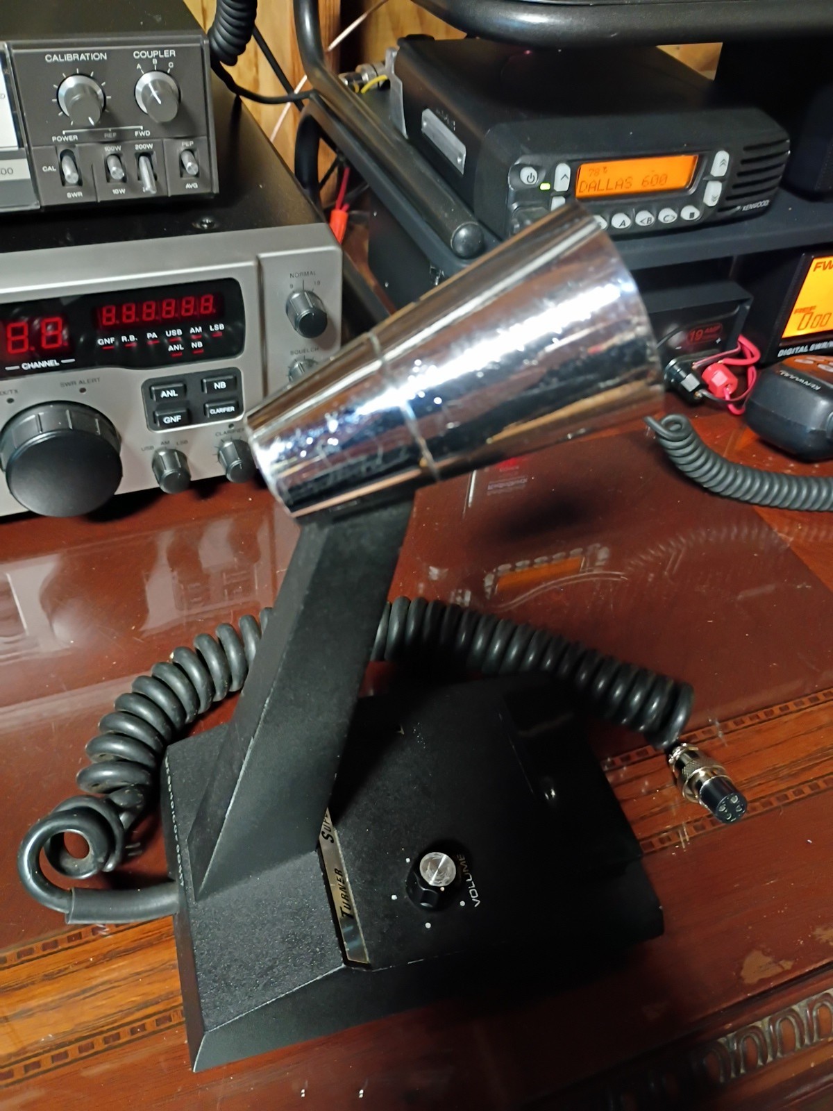 Vtg Turner Super Sidekick Desk Microphone