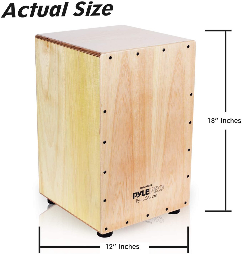 Jam Cajon - Wooden Cajon Stringed Percussion Box (PCJD18)