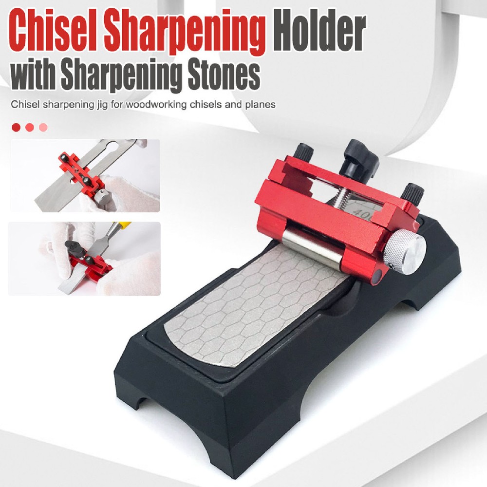 Honing Guide System Chisel Sharpening 400 And 1000 Grit Sharpening Stone Part
