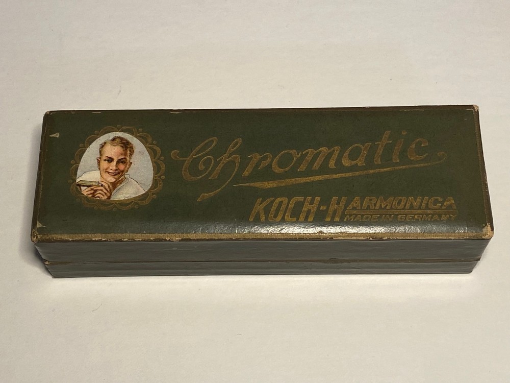 Chromatic Koch Harmonica Germany Key G w/Box