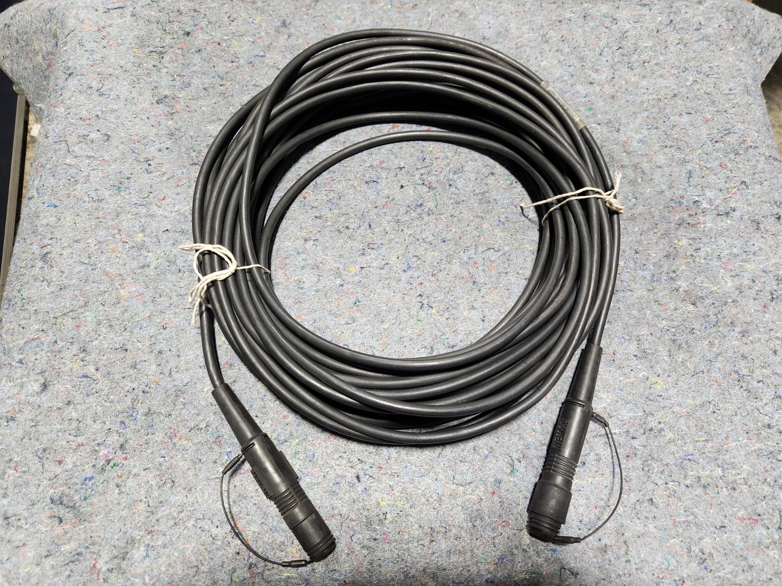 100' Nemal SMPTE 311M LEMO PUW/FUW Hi Def Camera Hybrid Single Mode Fiber Cable