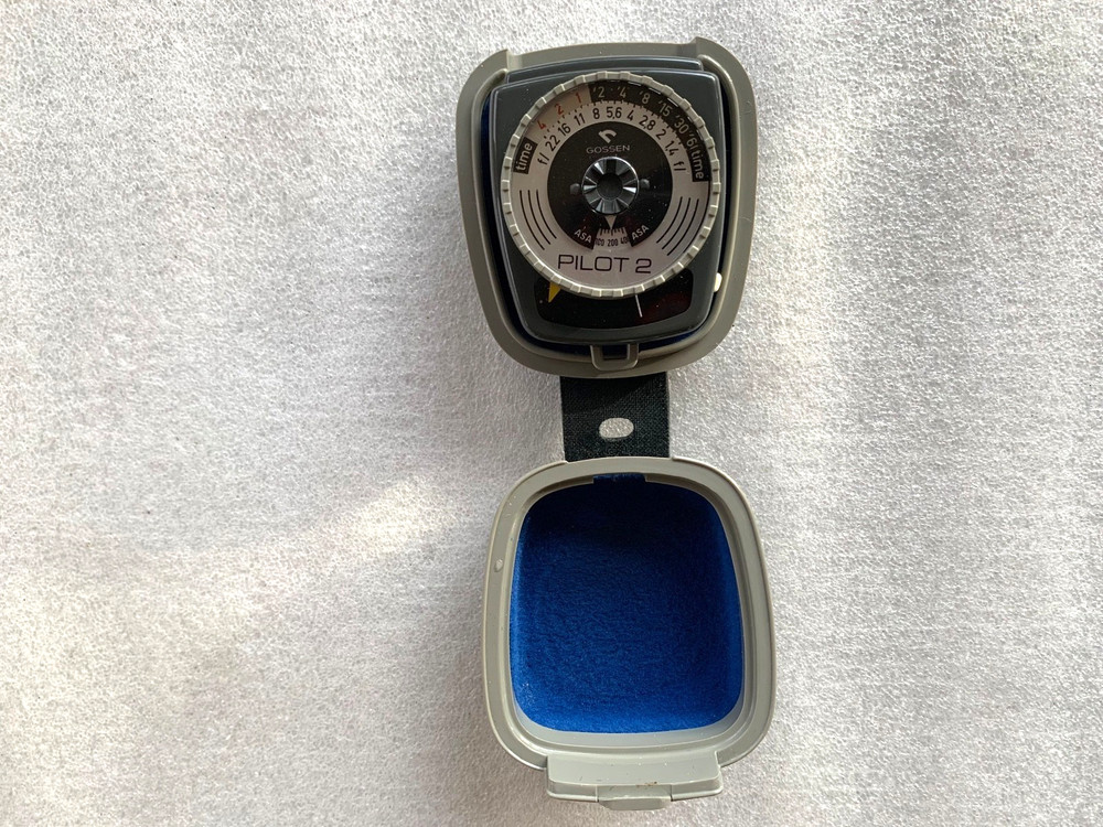 Vintage Gossen Pilot 2 Camera Flash Light Exposure Meter-Tested