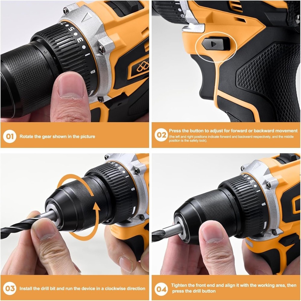 Max Cordless Impact Drill Driver Set with
