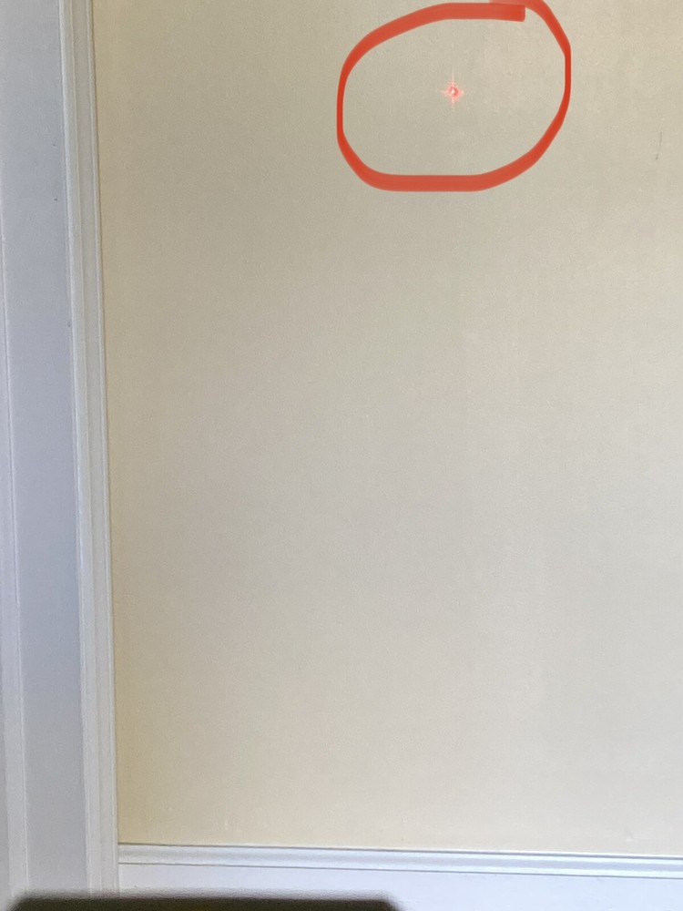 LP30 Spectra Precision Red 3-Beam Laser pointer Layout Tool W/ Bag