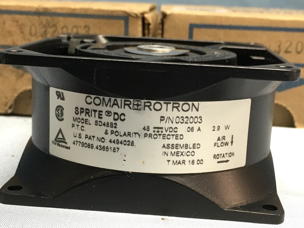 2 NEW Comair Rotron 032003, SD48B2 48VDC Fan