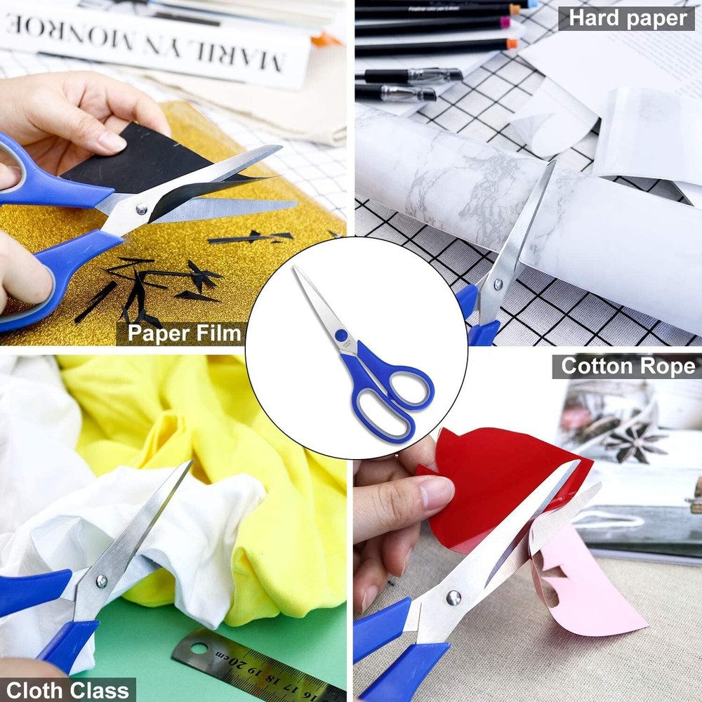 Scissors Bulk Set of 32-Pack, 8" All Purpose Multipurpose Sharp Sewing 32pack