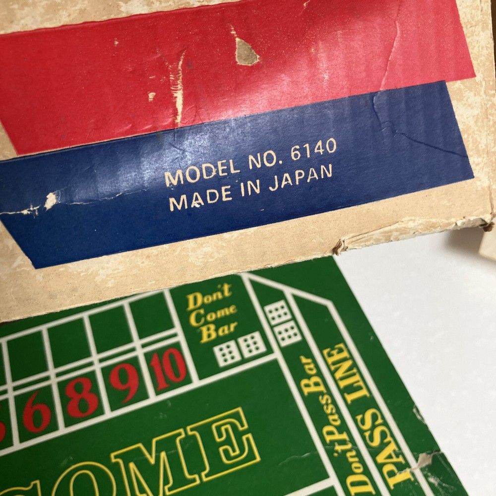 Vintage Waco Auto-Shooter Craps Table Automatic Dice Roller Complete, TESTED!