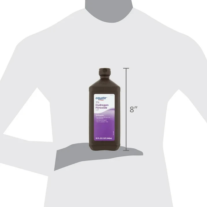 Equate 3% Hydrogen Peroxide Liquid USP Antiseptic, 32 fl oz Free Ship