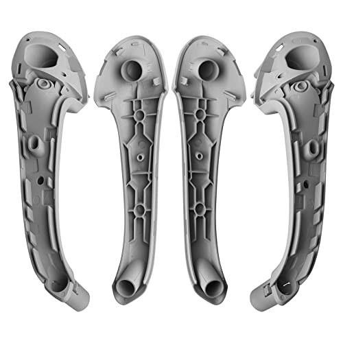 Interior Door Pull Handle () for Front Door Panel Driver & Passenger Side Gray
