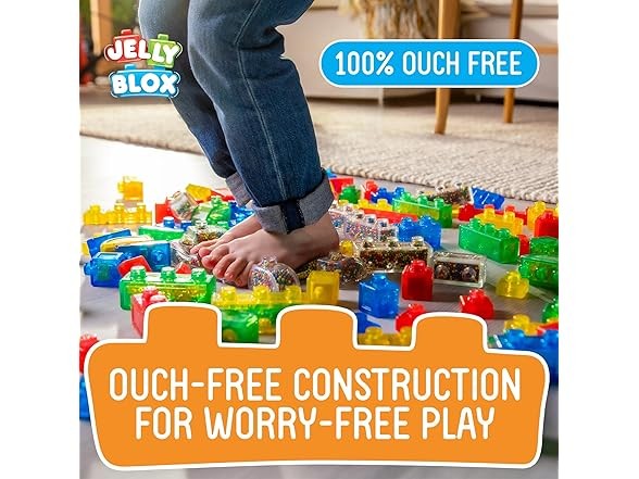 Jelly Blox Construction Site Set | Includes 75 Pieces