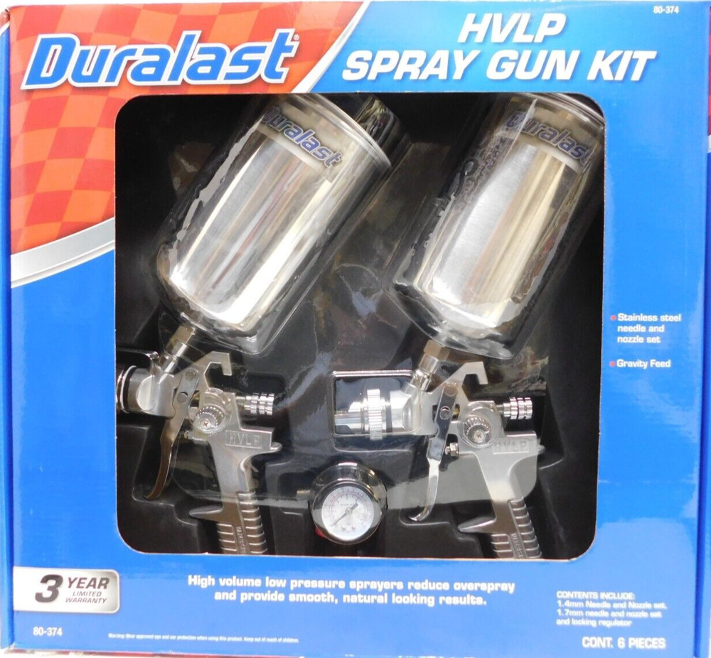 Duralast HVLPSpray Gun Kit-80-374