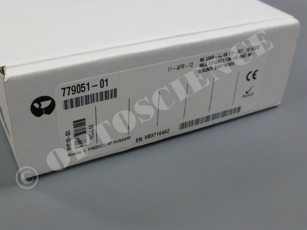 NEW - National Instruments NI USB-6008 Data Acquisition Device, Multifunction