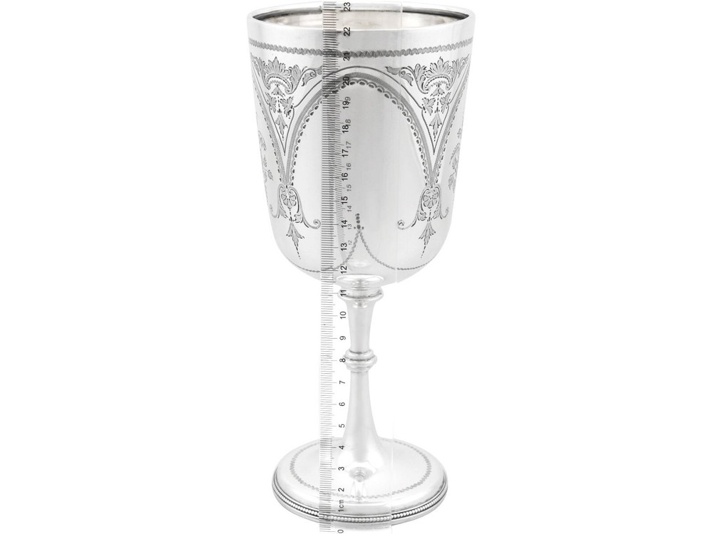Antique Victorian Sterling Silver Goblet (1895)