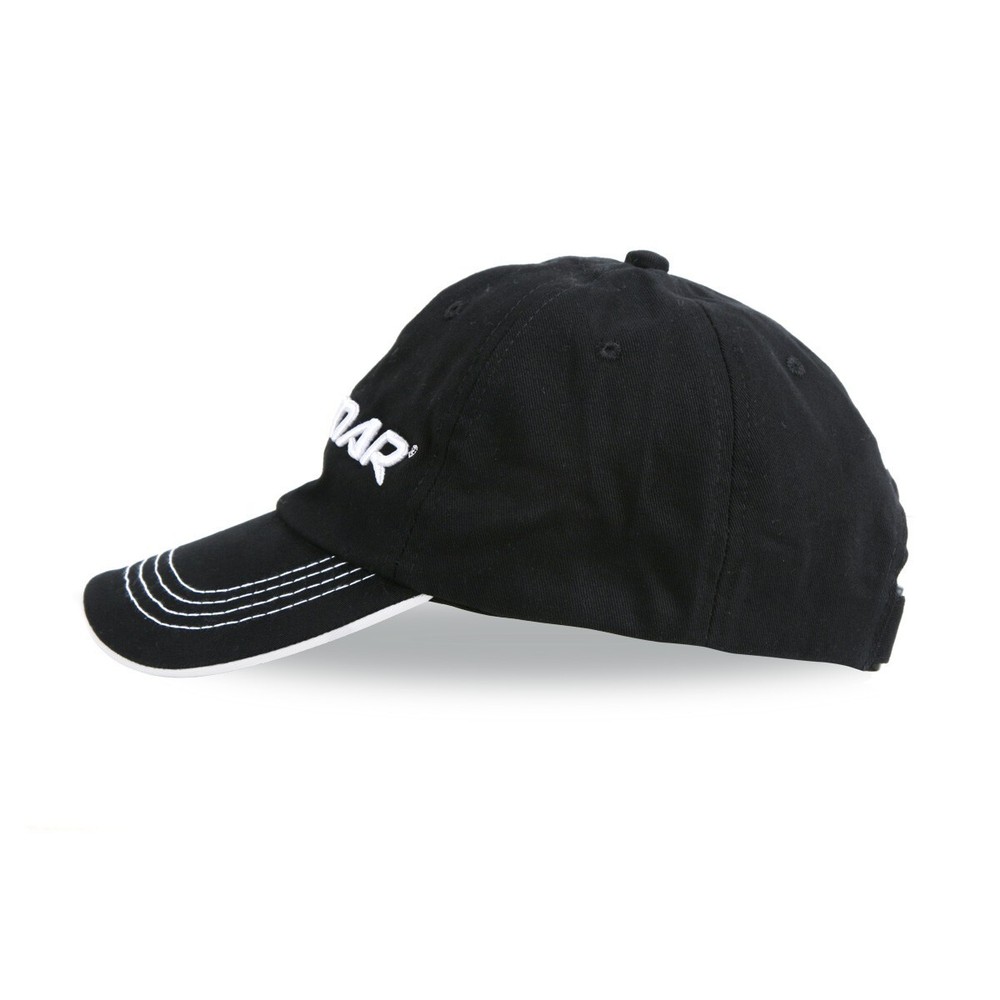 Orlimar Golf Adjustable Casual Hat - Black / White Golf Hat