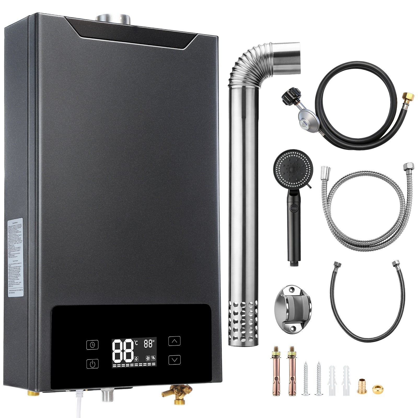 Propane/LPG Gas Hot Water Heater Tankless Instant 32KW 4.3GPM 130,000 BTU 110V