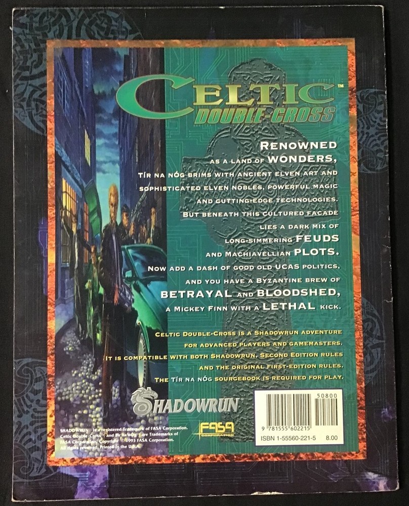 Shadowrun 7315 ~ Celtic Double-Cross ~ 1993 ~ OEJ