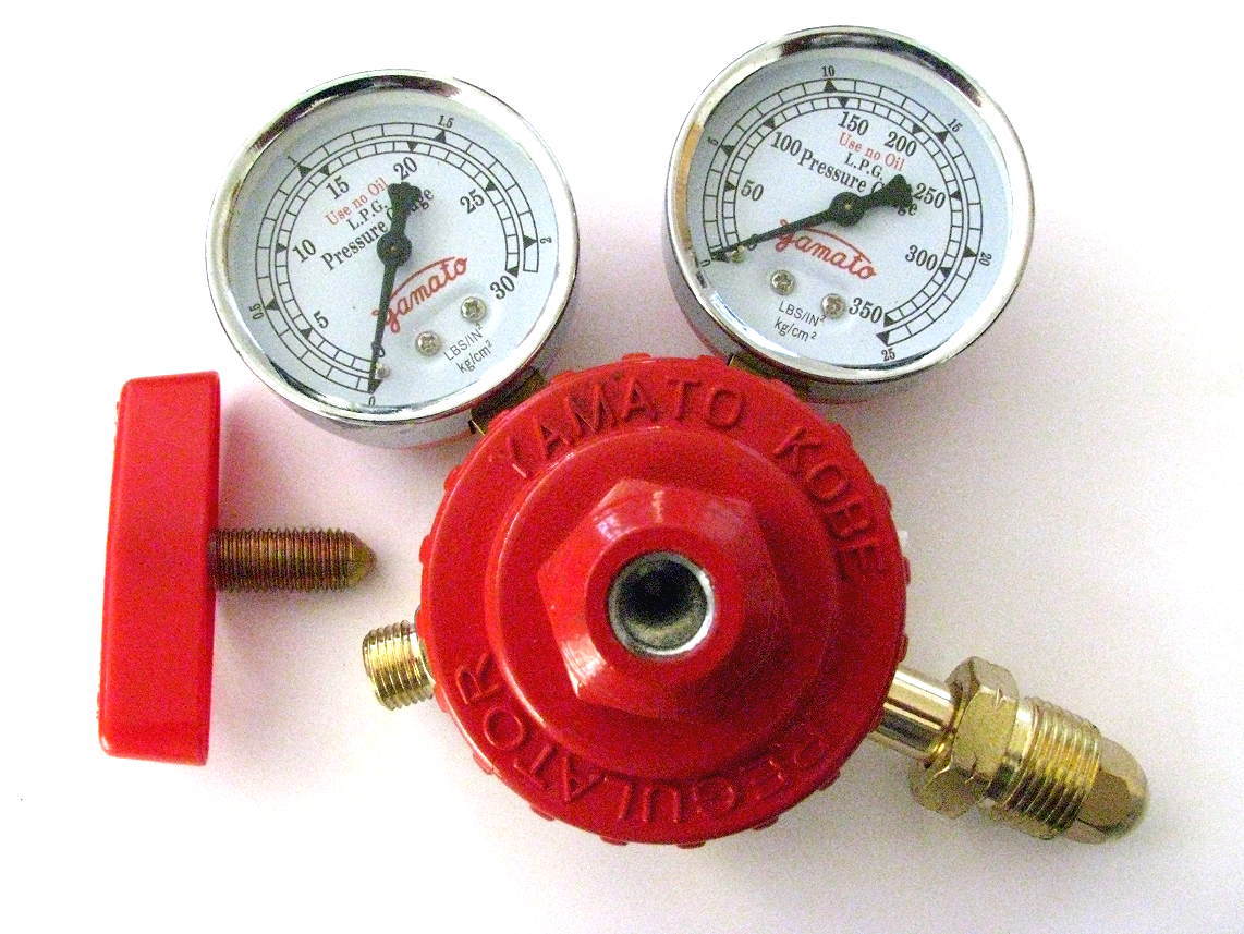 Yamato Kobe Propane Regulator: Welding Cutting Soldering BBQ, Acetylene Torch