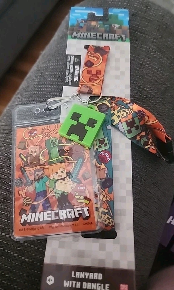 Minecraft Lanyard with ID Holder