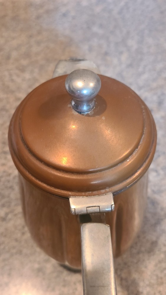 Vintage Silvercraft Tea Pot, (Copper?)