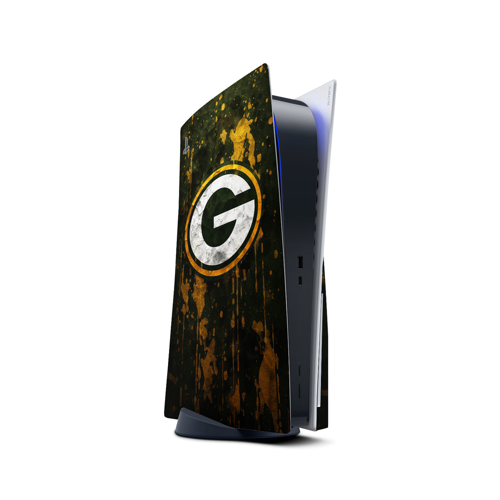 PS5 Disc Version Console & Controller Vinyl Skin Decal Wrap Green Bay Packers