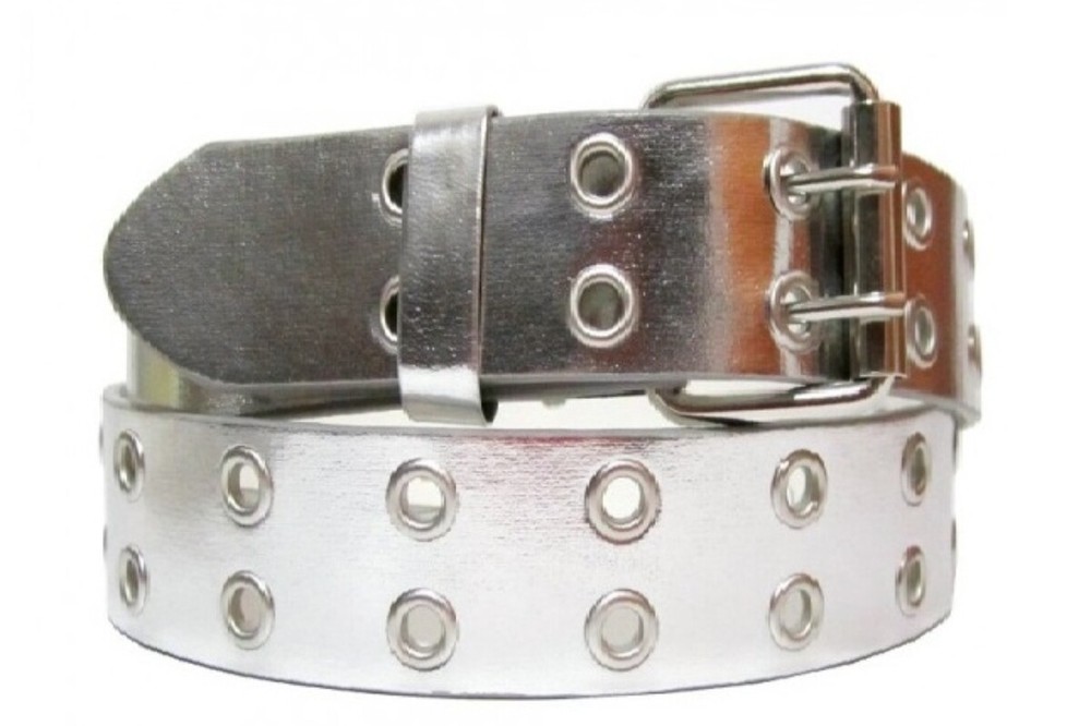 EMP Unisex Bonded Leather 2-rows Grommet Belt