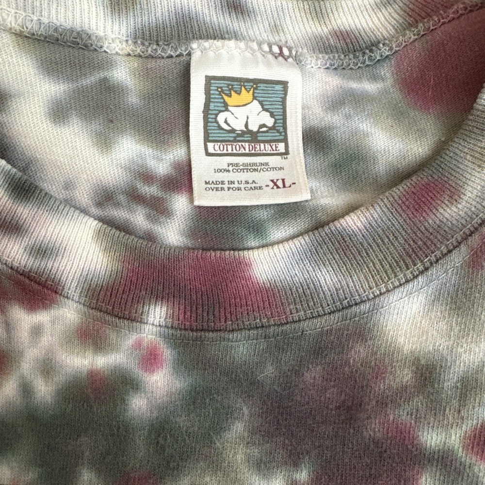 1996 KISS Army Tie Dye Long Sleeve T Shirt XL Authentic COTTON RARE