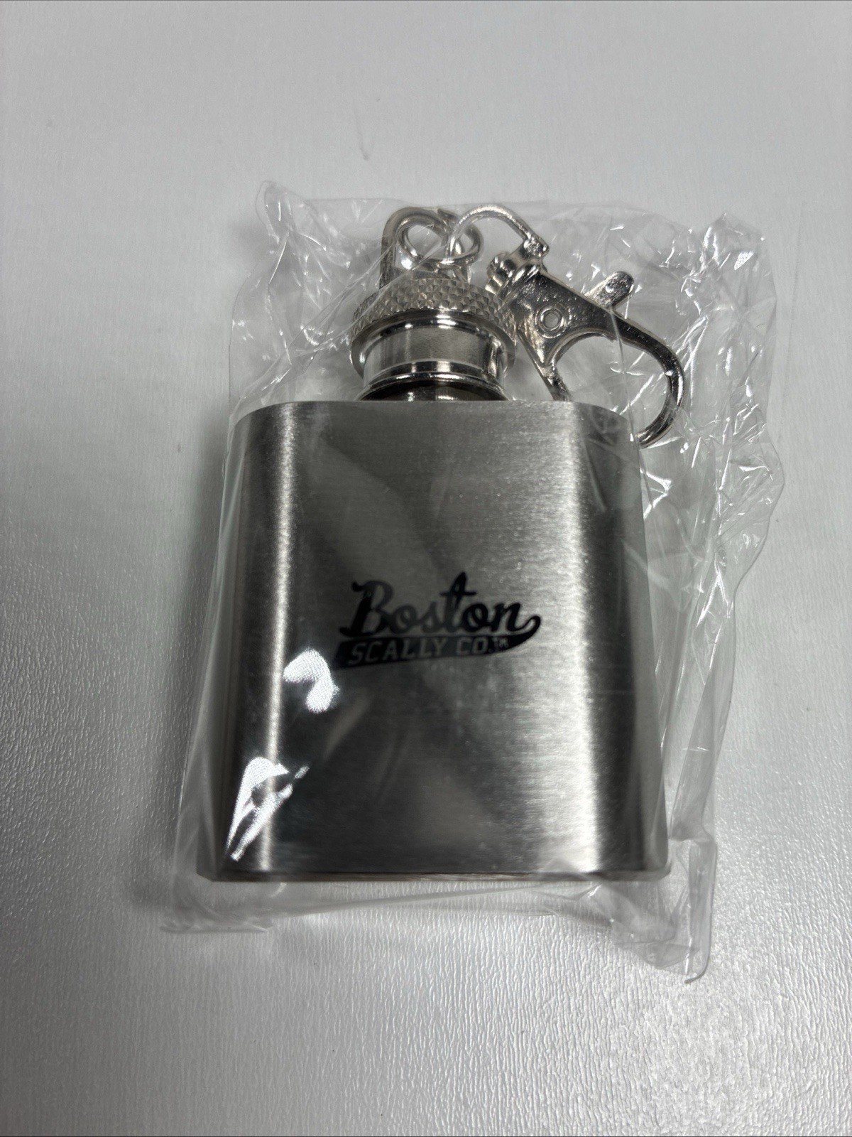 Boston Scally - Flask- Stainless Steel- 1 Oz- New-