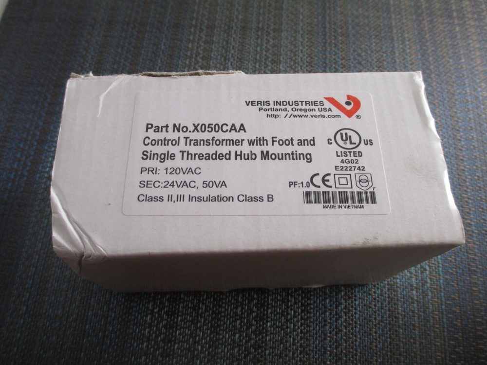 Veris Industries X050CAA Control Transformer NEW!