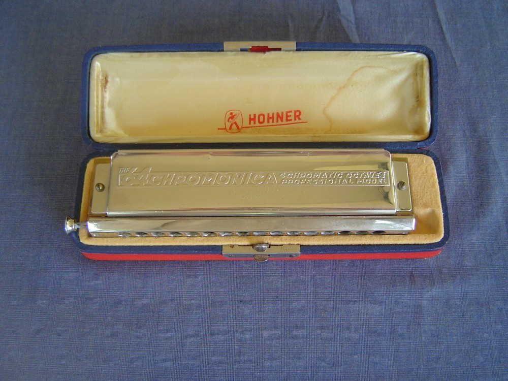HOHNER "64 CHROMONICA" MODEL 280/64 "C" & RED STORAGE CASE