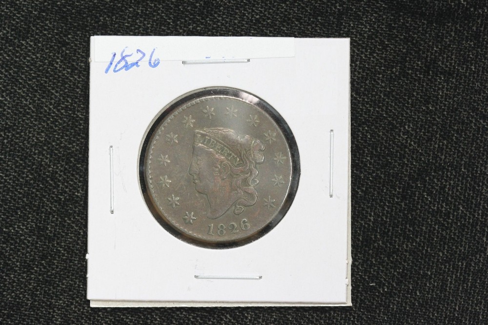 1826 Coronet Head Large Cent 4X3U