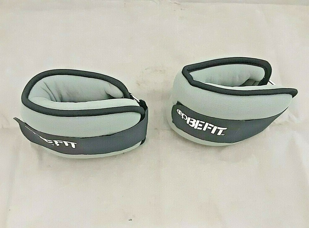 BEFIT 5lb Arm Leg Weights Fully Adjustable Ankle Wrist Strength Training Pair