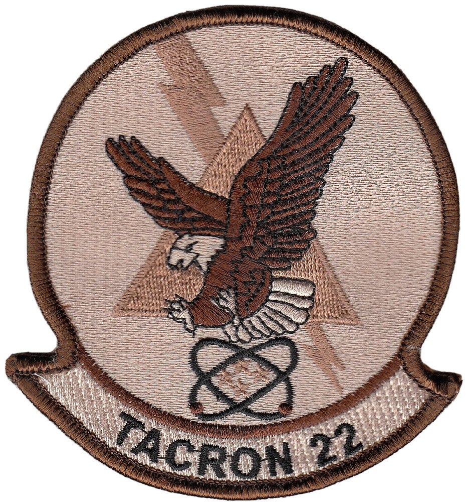TACRON 22 DESERT COMMAND CHEST PATCH