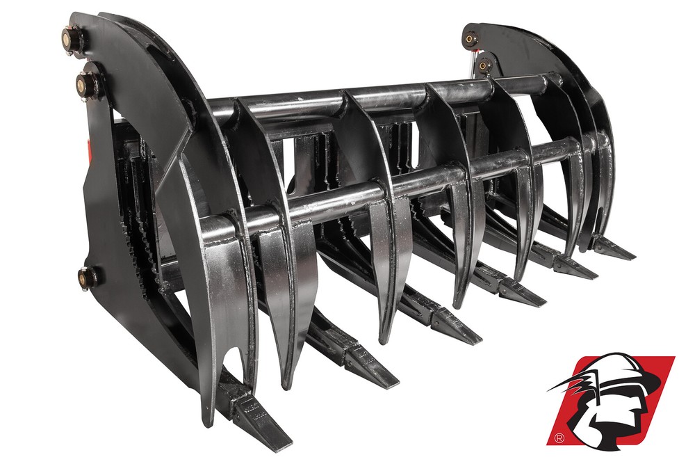 Grapple Bucket Clamshell Root Rake Heavy Duty 68" Wide