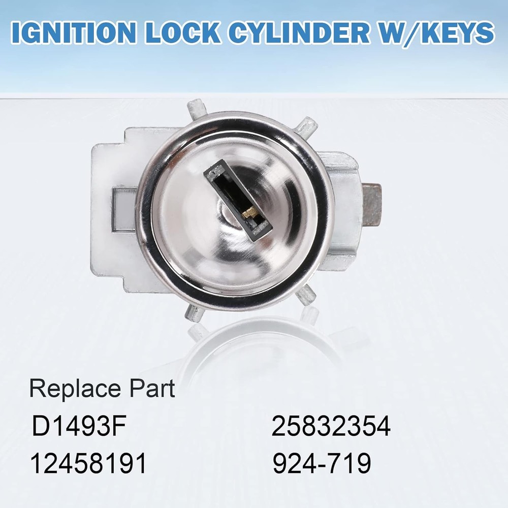 Ignition Lock Cylinder with Keys Replacement