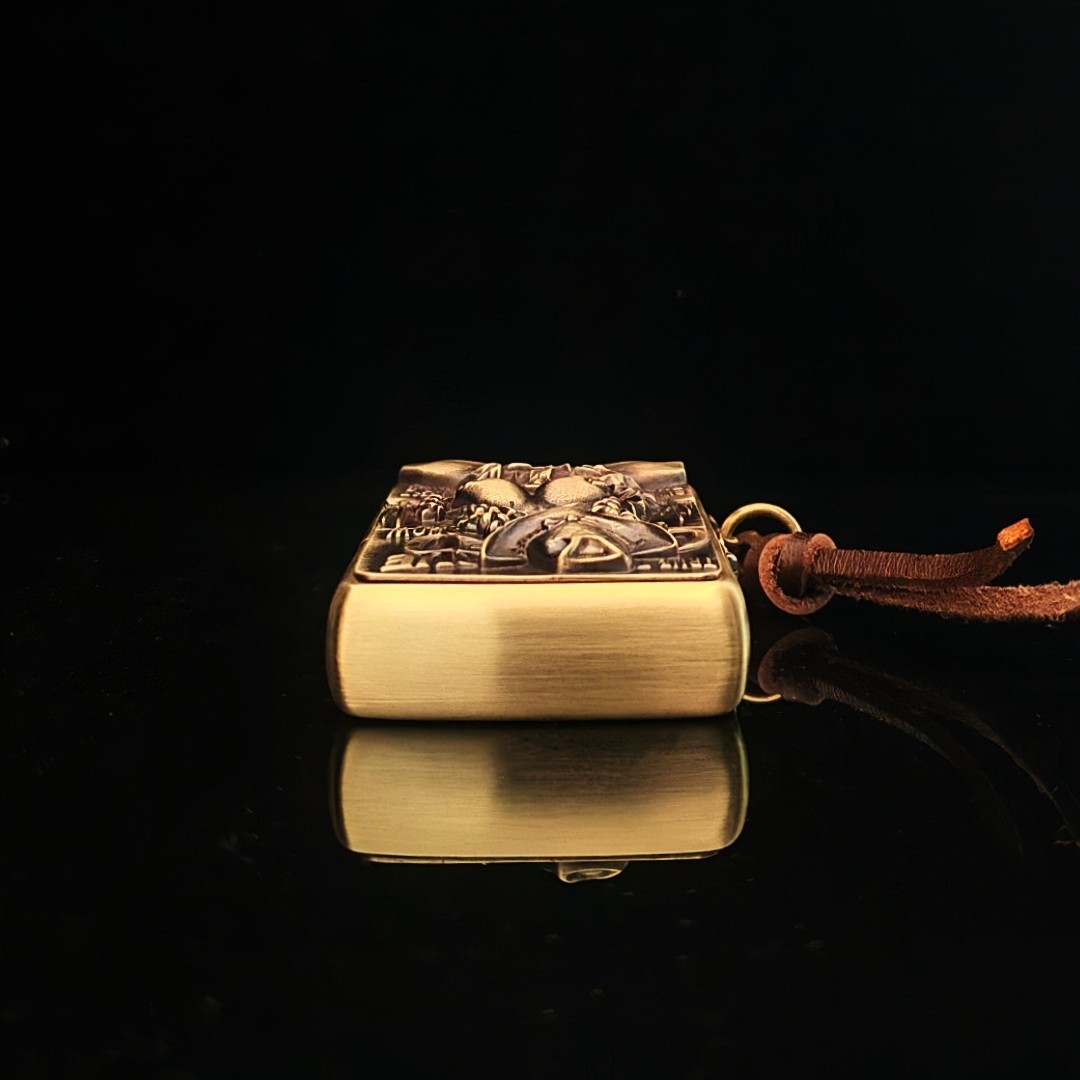 Cool Zippo Lighter with Cowboy Girl Design Gift For Men