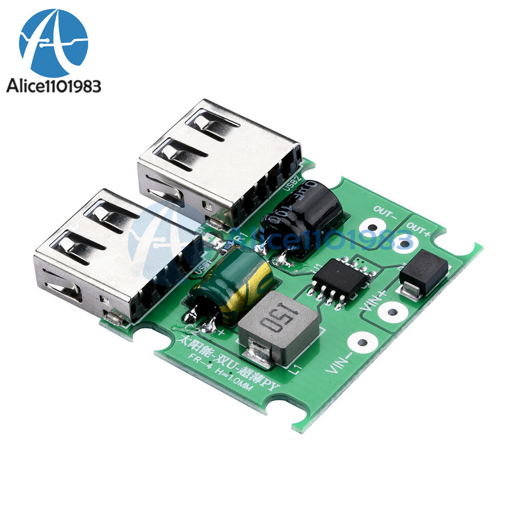 5V3A Dual USB Solar Panel Mobile Power Supply Smart Voltage Controller Regulator