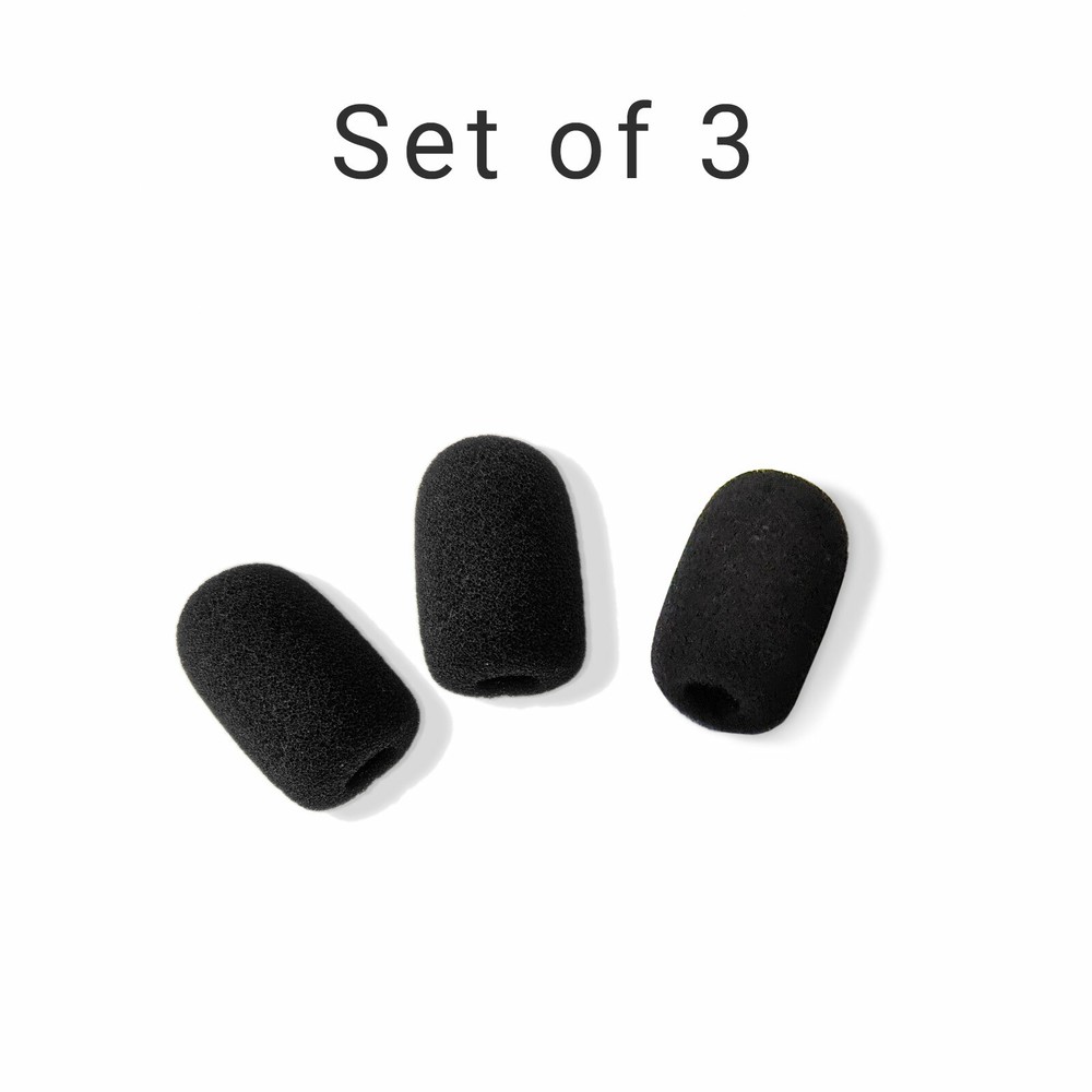 3-Pack Microphone Windscreen, Headset Windscreen, Mic Foam Covers