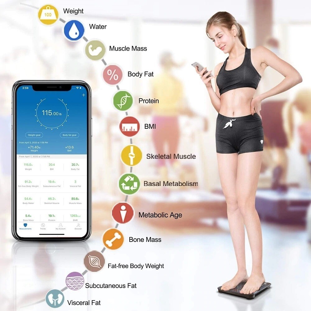 Digital Body Scale Android Smart App Bluetooth Scale Electronic