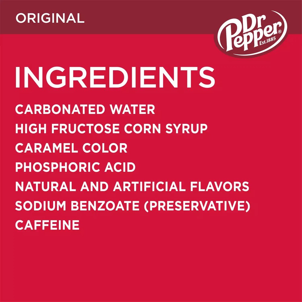 Dr. Pepper Soda, 12 oz, 36-Pack Cans