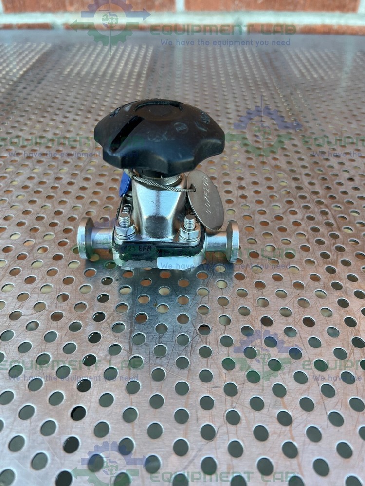 Saunders Diaphragm Valve w/ 1/2" Sanitary Fitting