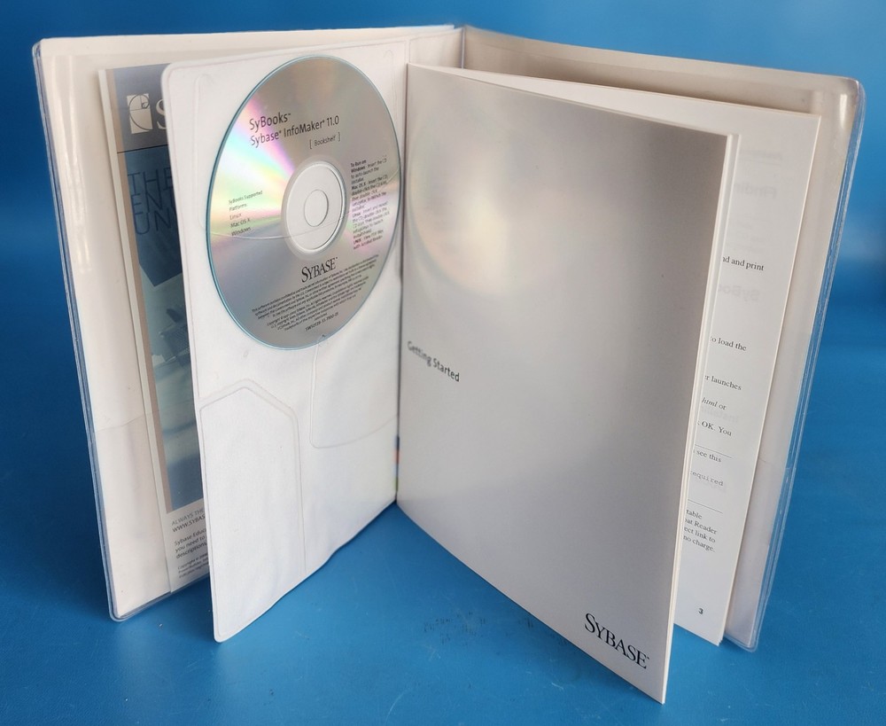 Sybase InfoMaker Version 11.1 Windows x86 3 CDs, InfoMaker 11.1, Getting Started
