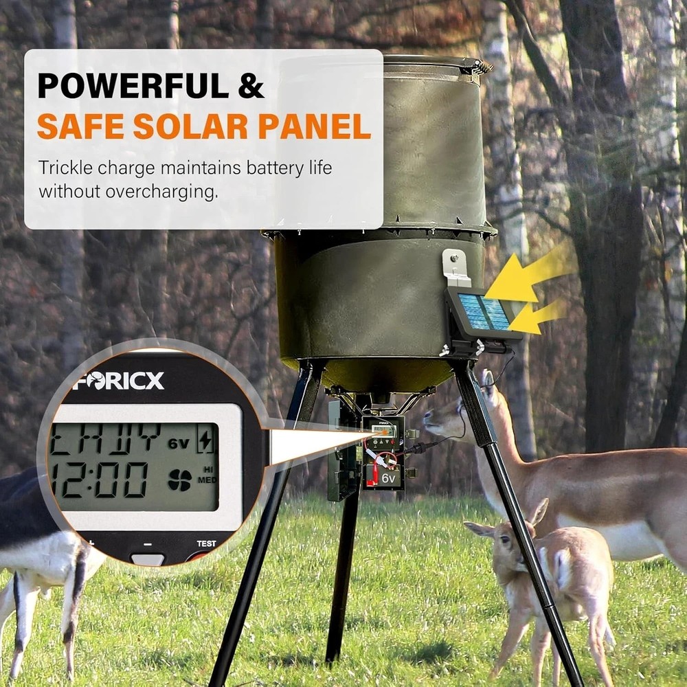 Moultrie 6-volt Deluxe Solar Panel.