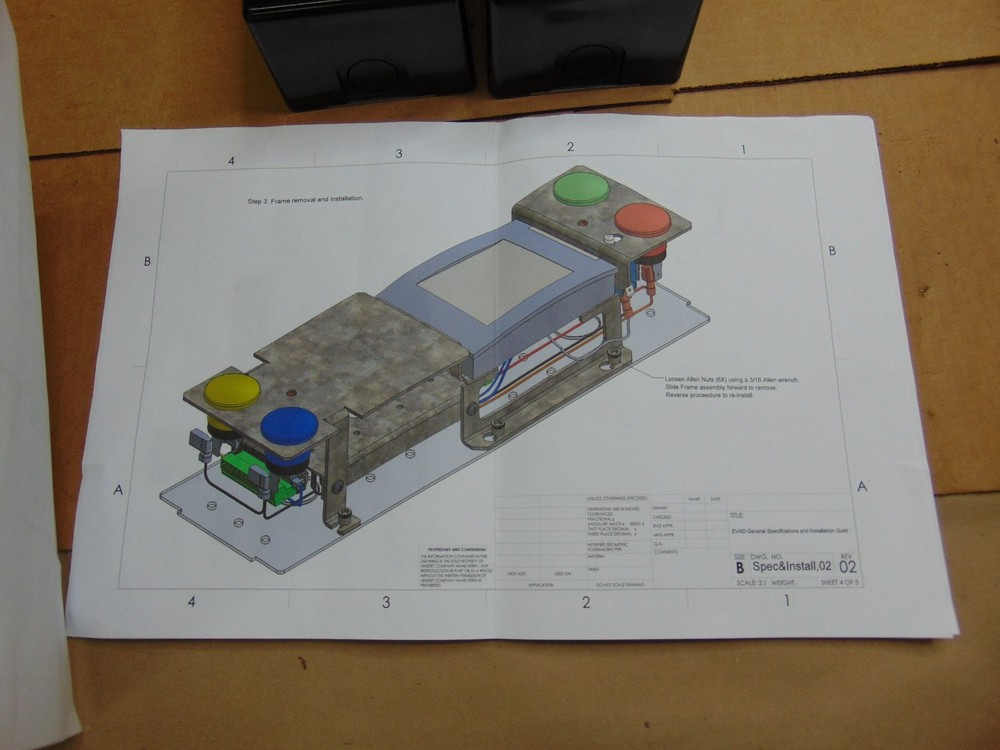 (2) 3MillID 3M Access Control Reader Keypad Security Alarm Control 3MIL-R11325-