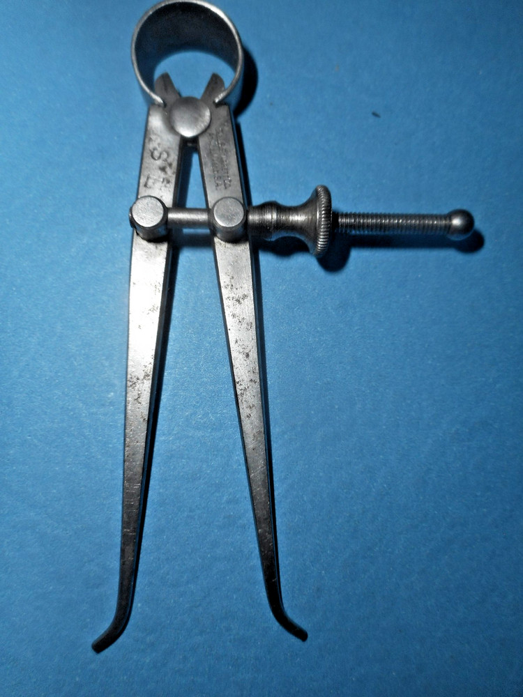 Vintage L.S. Starrett Flat-Leg Spring Inside Caliper