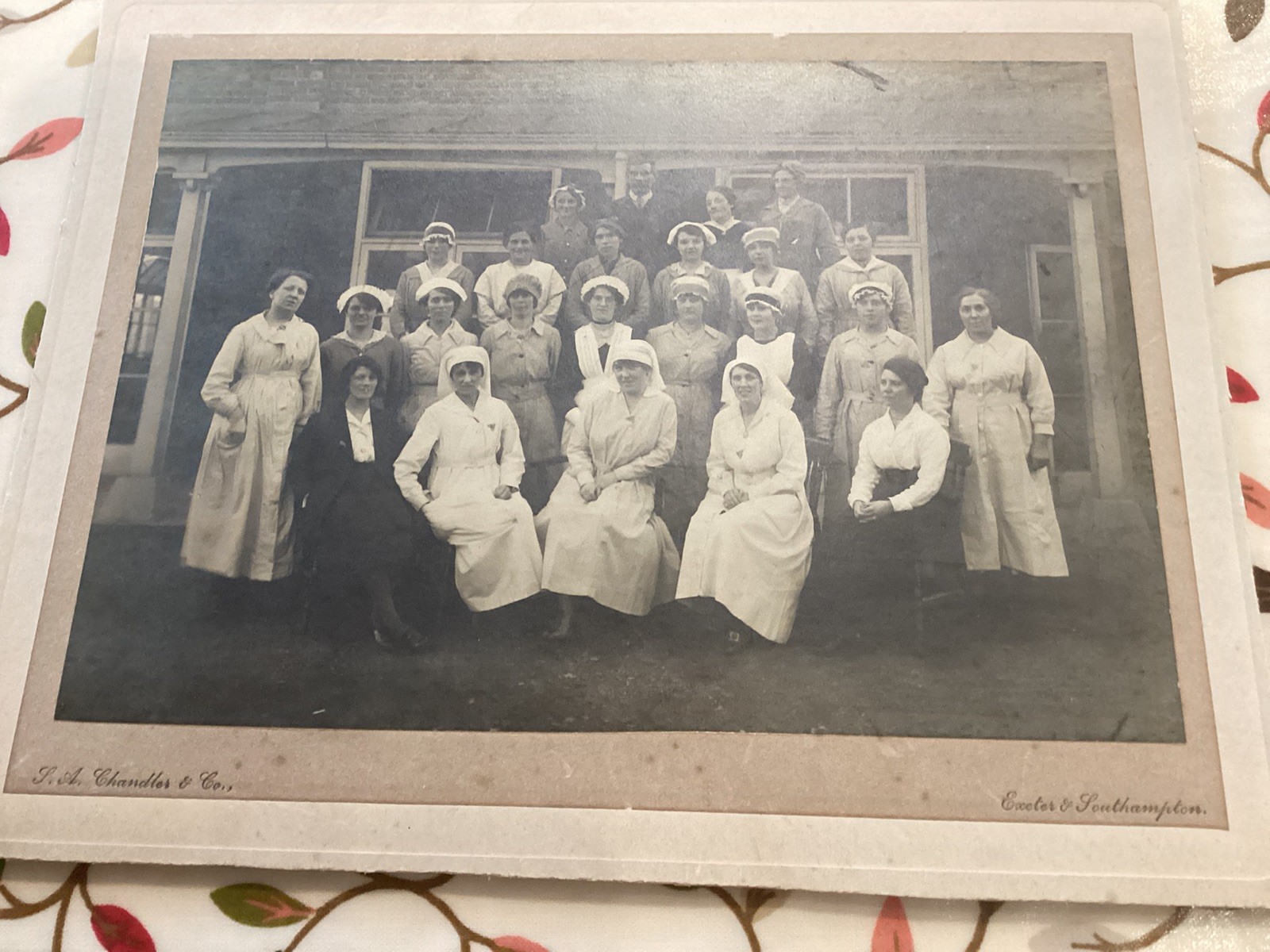 Original Photo WWI Workers Munition Workers Canary Girls