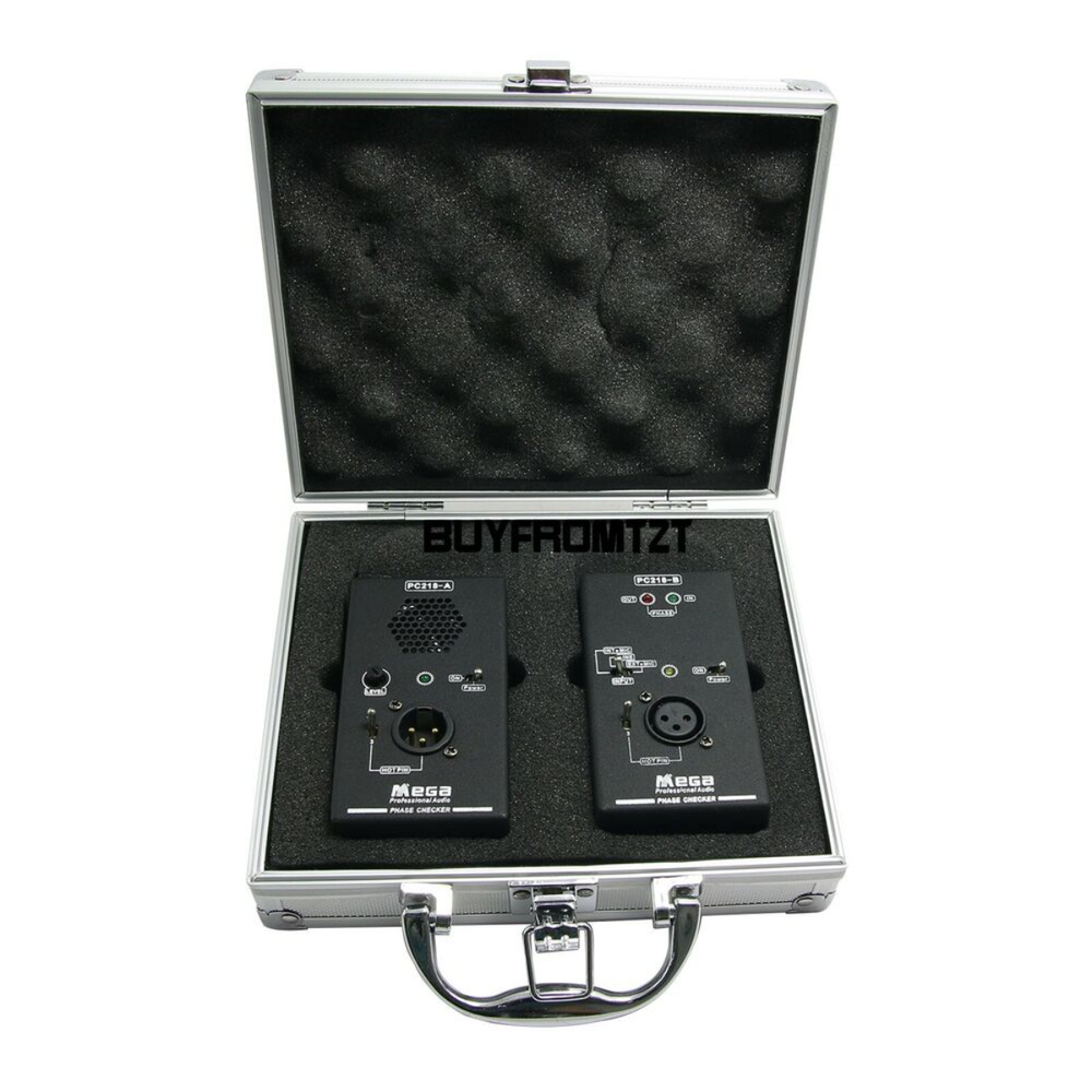 PC218 Phase Polarity Tester Checker Detector Speaker Microphone Sound Testing