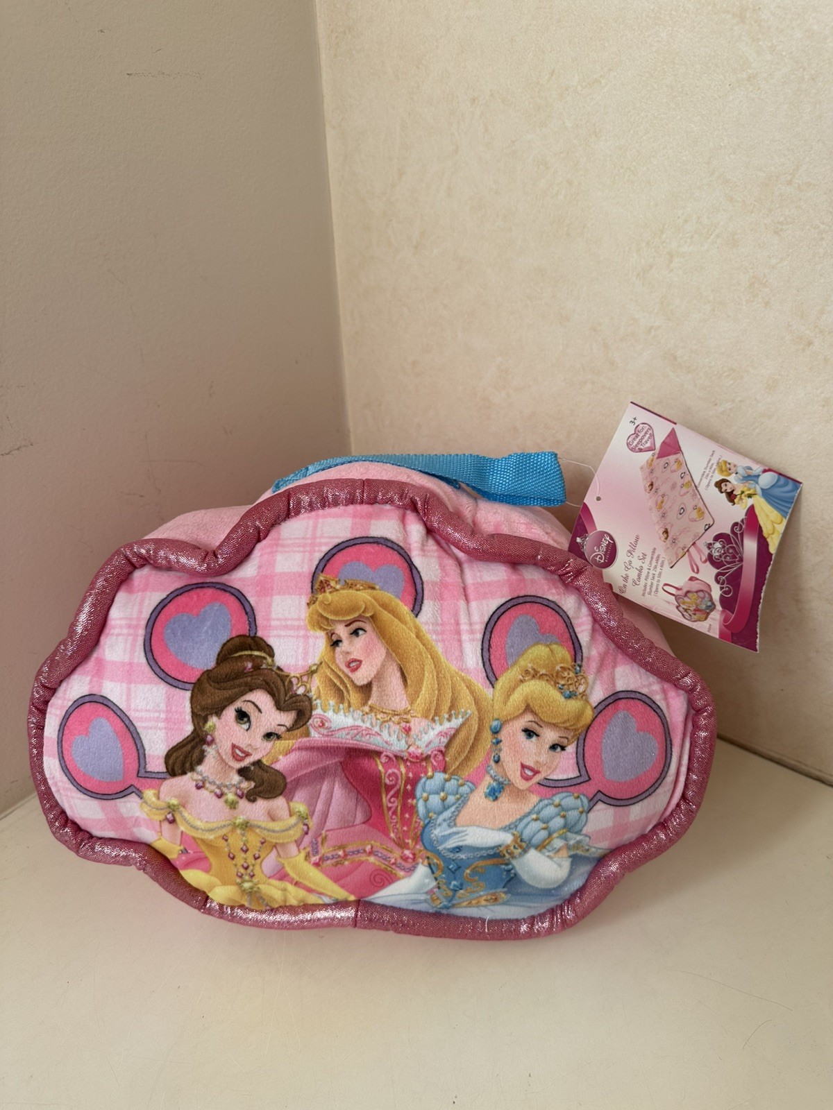Disney Princess On The Go Pillow Combo Set Pillow And Convertible Slumber Sack