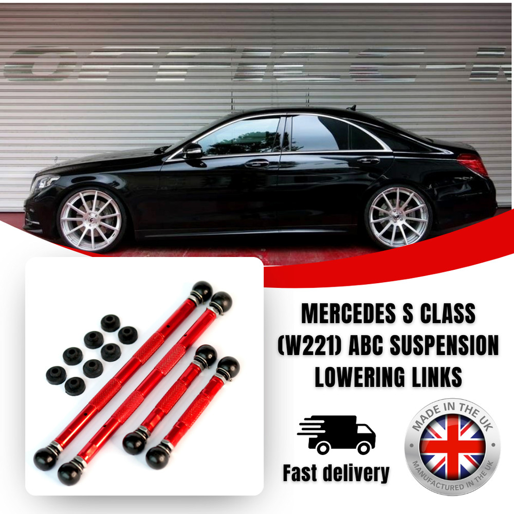 MERCEDES S63 EVOLUTION LOWERING LINKS KIT W221 ABC (PRECISION ADJUSTMENT) MODULE