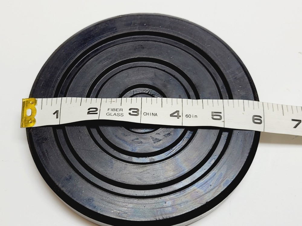 6" Round Rubber Arm Lift Pad